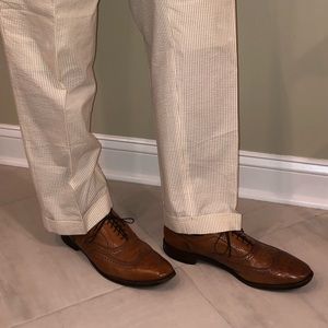 Allen Edmonds Walnut wing tips size 14B